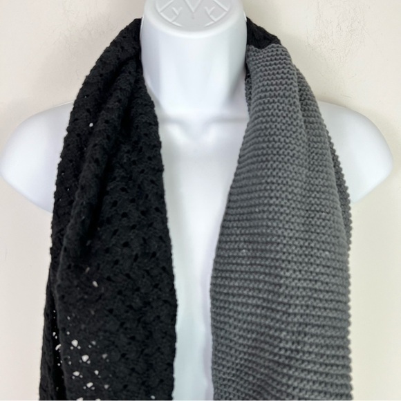 Unbranded Infinity Scarf Black Circle Chunky - Picture 2 of 4